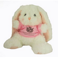 10" Lopsie Bunny with shirt and one color imprint